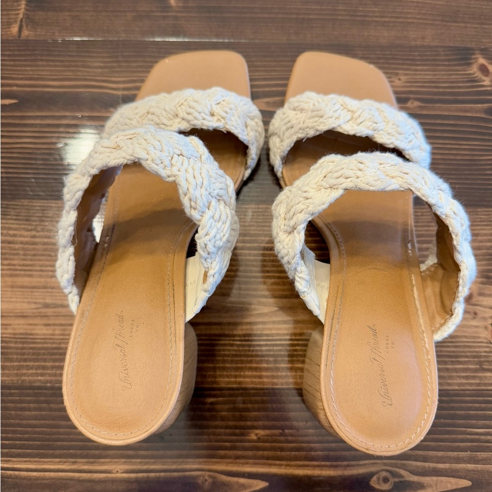 Universal Thread Macrame Braided Cream Women's Bl… - image 3